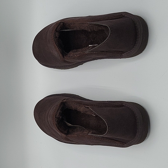 Aussie Merino Byron Suede Slippers Chocolate  Brown 8